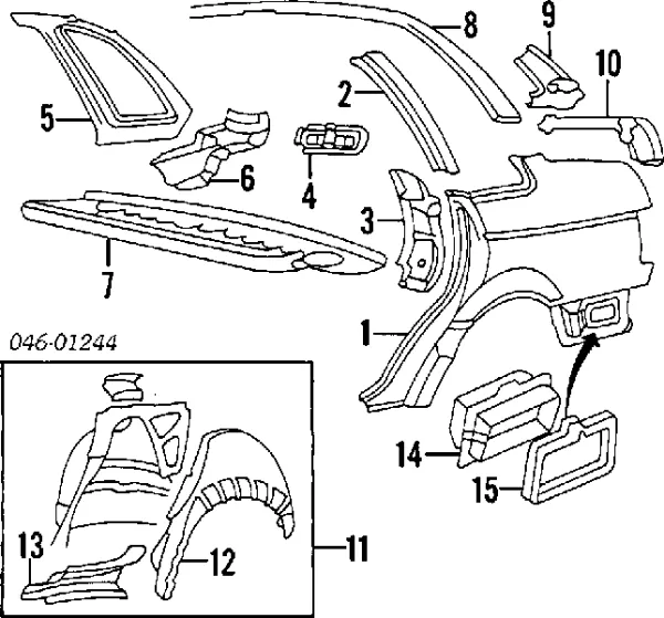 Tapa de la gasolina 3A5809905A VAG