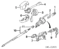 Eje superior de la columna de dirección Volkswagen Golf 1H1
