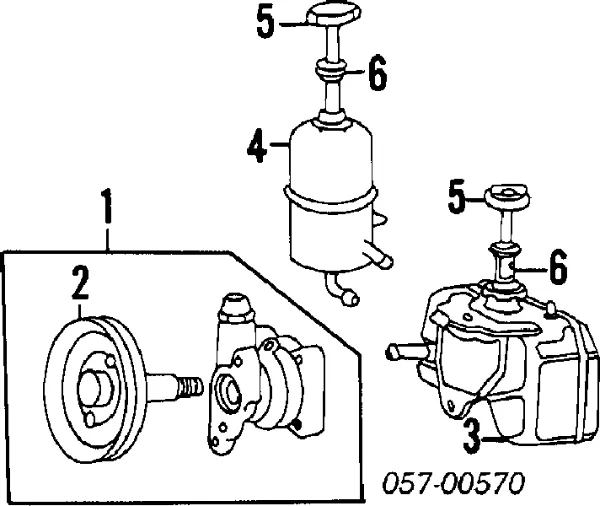 Correa de alternador MB553430 Hyundai/Kia