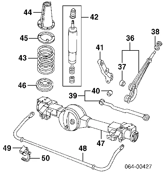 Amortiguador STC3766 Land Rover