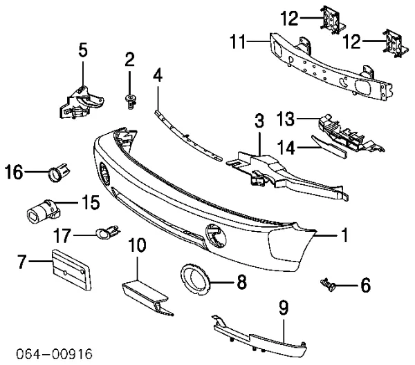 Paragolpes DPC000080LML Land Rover