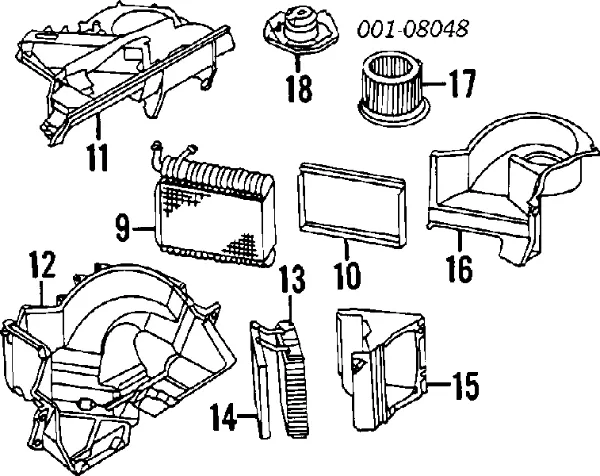 Filtro de polen Chevrolet Blazer S10