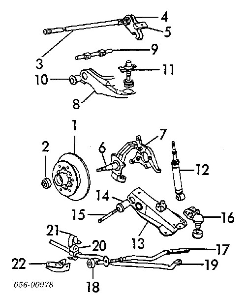 Disco de freno 8941136281 Isuzu