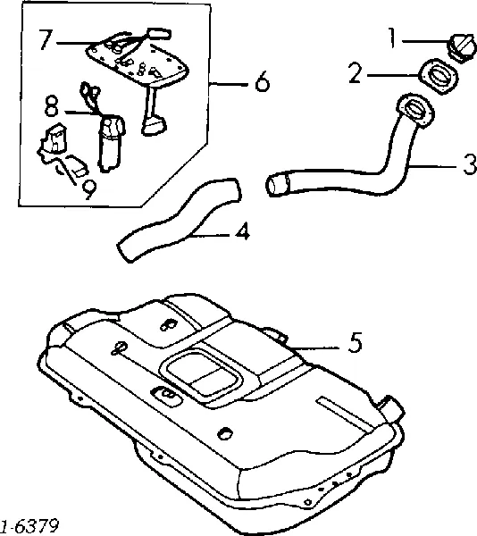 Depósito de gasolina Suzuki Swift II