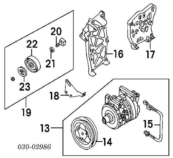 Compresor de aire acondicionado 926009B460 Nissan/Infiniti