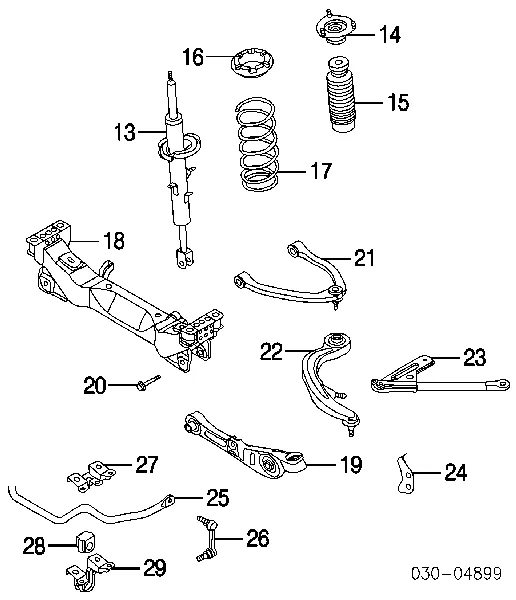 Brazo superior derecho de la suspensión delantera 54524AL500 Nissan/Infiniti