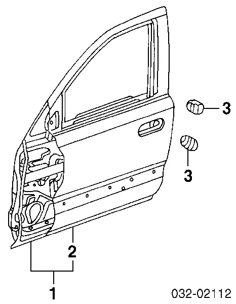 Puerta delantera izquierda Honda CR-V I