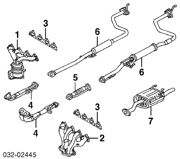 Junta colector escape MG7328A BGA