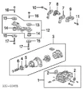 Retén del diferencial del eje trasero Honda CR-V RE