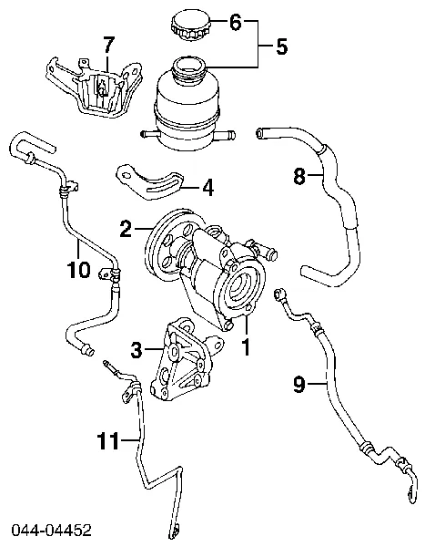 Bomba de dirección 4432042012 Toyota