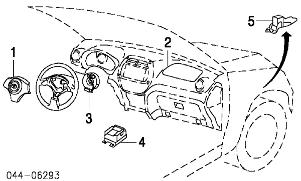 Airbag lateral lado conductor Toyota RAV4 II