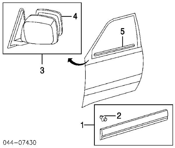 Clip de fijación del guardabarros delantero 9046712075 Toyota