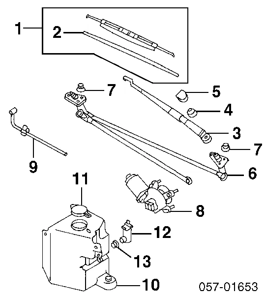 Varilla de limpiaparabrisas Mitsubishi Montero SPORT