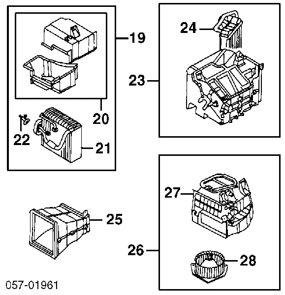 Radiador calefacción 5231N81 Polcar
