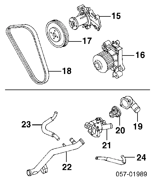 Correa de alternador GMB40770 Rover