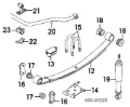Buje trasero de ballesta trasera Suzuki Samurai SJ