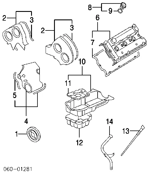 Junta tapa de balancines P1GA036 Parts-Mall