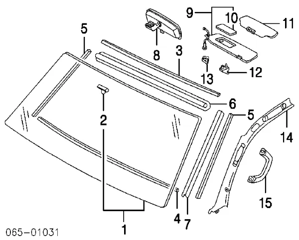 Parabrisas 5611160250 Toyota