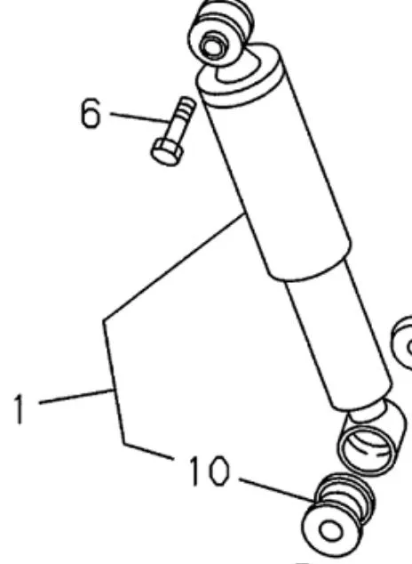 Silentblock amortiguador trasero Isuzu Trooper 