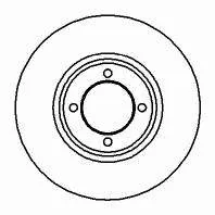 Freno de disco delantero Ford Taunus GBTS, GBFS, CBTS