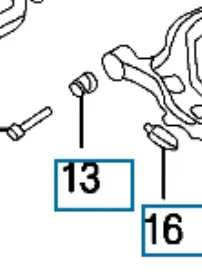Silentblock del brazo de suspensión 5F9Z3C377AB Ford