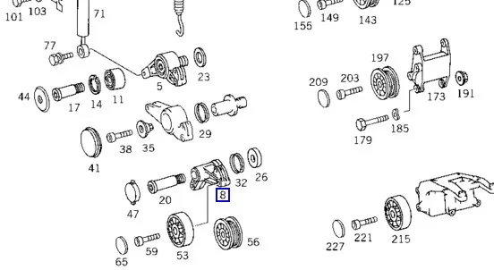 Soporte del tensor de la correa de transmisión 533006920 LUK