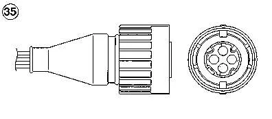 Sensor de oxígeno previo al catalizador 1888 NGK