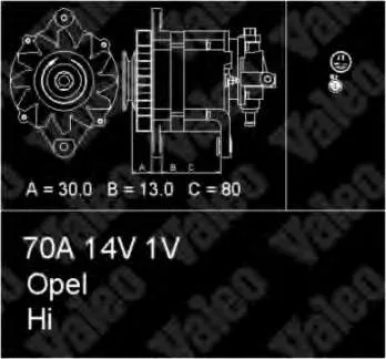 Alternador 437120 VALEO