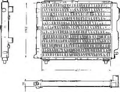 Radiador 71735357 Fiat/Alfa/Lancia