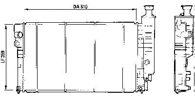 Radiador 730506 VALEO