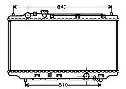 Radiador 732345 VALEO