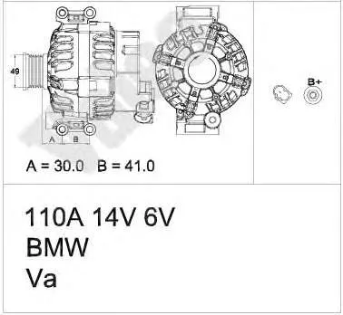 Alternador 437449 VALEO