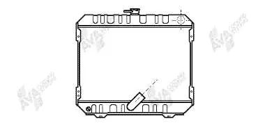 Radiador 1640054200 Toyota