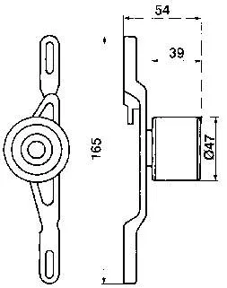 Tensor correa distribución VKM14200 SKF