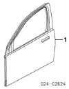Puerta delantera izquierda BMW 5 E60