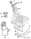 Tapa (tapón) del depósito de combustible Opel Astra F69