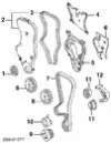 Piñón cadena distribución Opel Astra F69