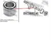 Cojinete de rueda trasero Subaru Impreza 2 GD, GG