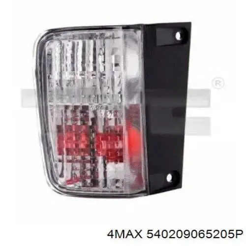 Luz antiniebla trasera izquierda 03743871 Depo/Loro/Abakus