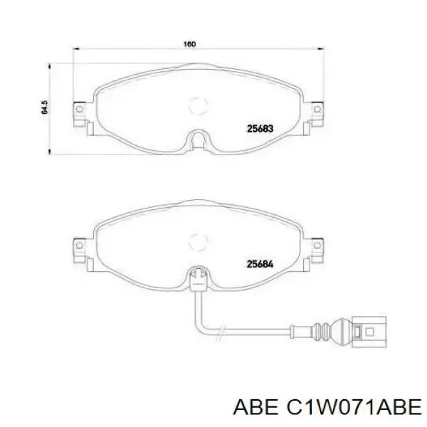 Pastillas de freno delanteras Volkswagen Passat 3G2, CB2