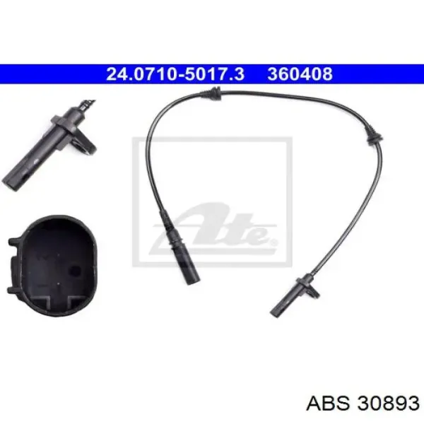 Sensor ABS delantero BMW X6 E72