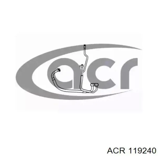 Manguera de aire acondicionado de compresor al condensador 1617303080 Peugeot/Citroen