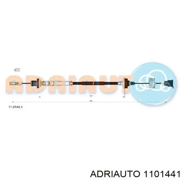 Cable de embrague Adriauto 1101441 precio, desde