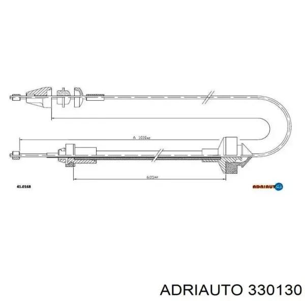 Cable de embrague Opel Astra 51, 52, F35, M35