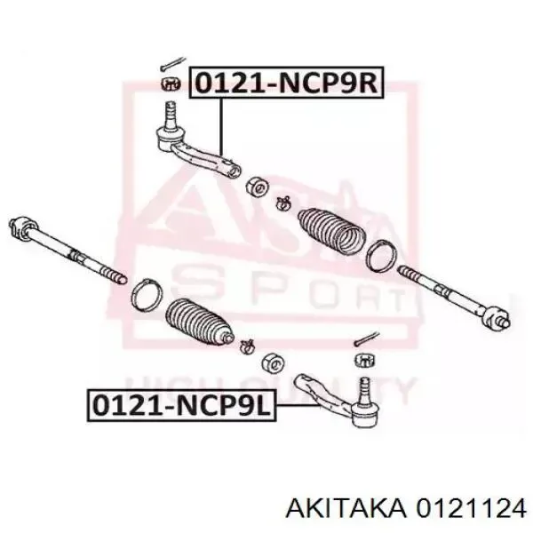 Rótula barra de acoplamiento exterior Toyota RAV4 1 XA