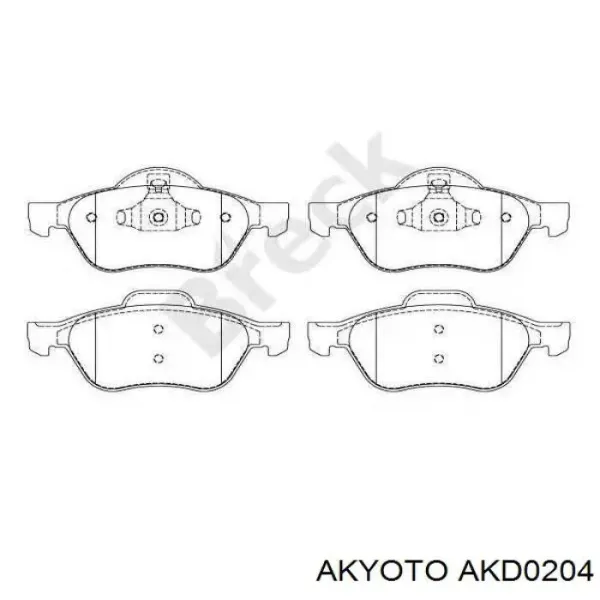 Pastillas de freno delanteras Renault Laguna 2 BG0, BG1