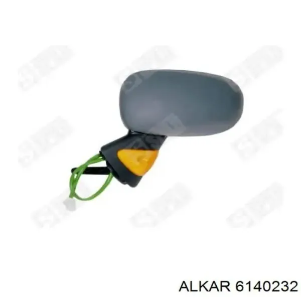 Espejo de retrovisor derecho 963010175R Renault (RVI)