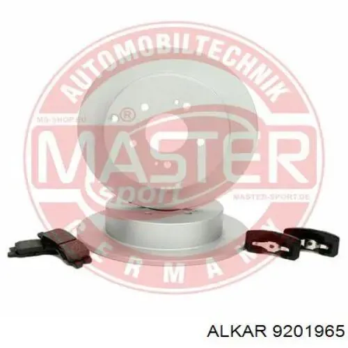 Espejo de retrovisor izquierdo 9201965 Alkar