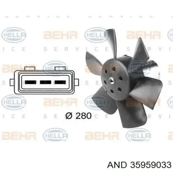 Ventilador del motor 35959033 AND