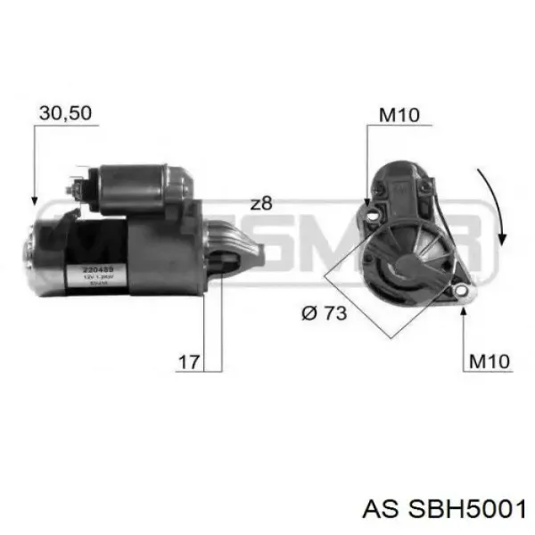 Portaescobillas motor de arranque 71330341 Profit